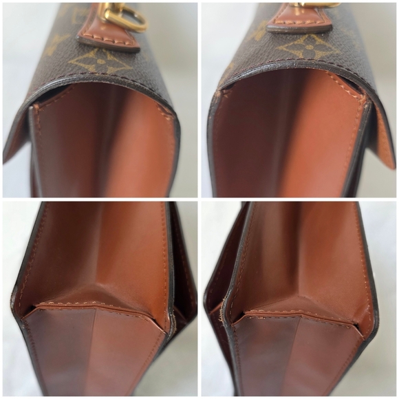 Auth Louis Vuitton Monogram Monceau 28 Crossbody Bag - Picture 10 of 11